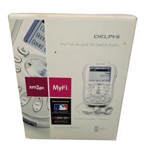 Delphi xm2go MyFi Personal XM Satellite Radio Receiver New Open Box Portable